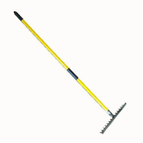 20 Teeth Zinc Plated Metal Rake